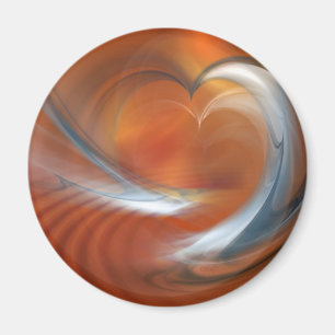 Weise zum Liebe-Himmel Magnet