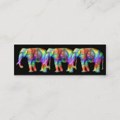 Weisen-coole Visitenkarten Mini Visitenkarte (Rückseite)