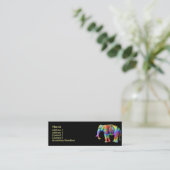 Weisen-coole Visitenkarten Mini Visitenkarte (Stehend Vorderseite)