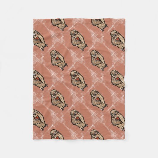 Weisen Fleecedecke (Vorderseite)