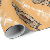 Weisen Geschenkpapier (Rolleneckpunkt)