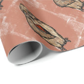 Weisen Geschenkpapier (Rolleneckpunkt)