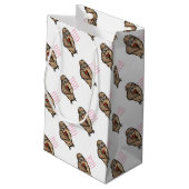Weisen Kleine Geschenktüte (Rückseite Schrägansicht)
