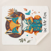 Weisen Mr. Fox hat in seiner Reading gepackt. Pers Sherpadecke (Vorderseite (Horizontal))