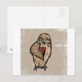 Weisen Postkarte (Vorne/Hinten)