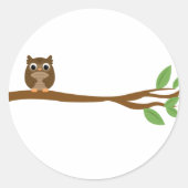 Weisen Runder Aufkleber (Vorderseite)