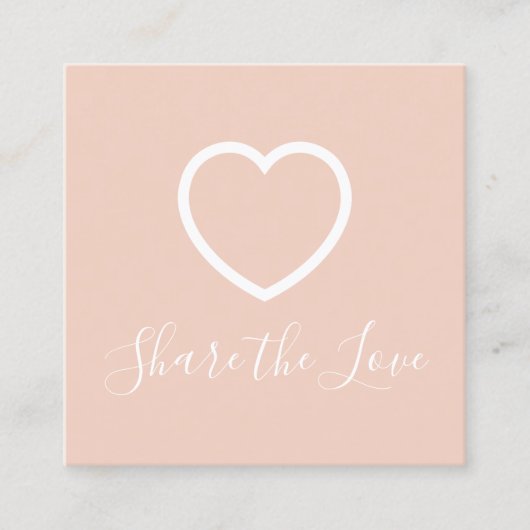 Weisen Sie die Liebe mit der eleganten Skin-Rosa-R Empfehlungskarte (Vorderseite)