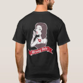 Weisenfalz/Opsec Dunkles T-Shirt (Rückseite)