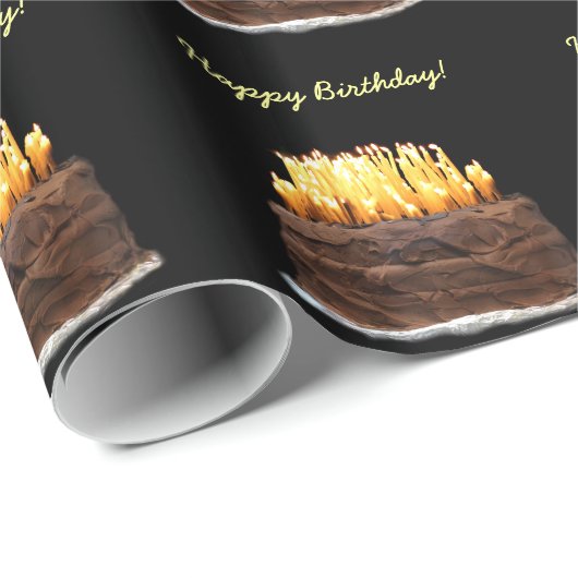 Weisenweise über dem Hügelgeburtstag Geschenkpapier (Rolleneckpunkt)