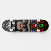 Weiser alter Affe Skateboard (Horizontal)