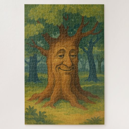 Weiser alter Baum Puzzle (Vertikal)