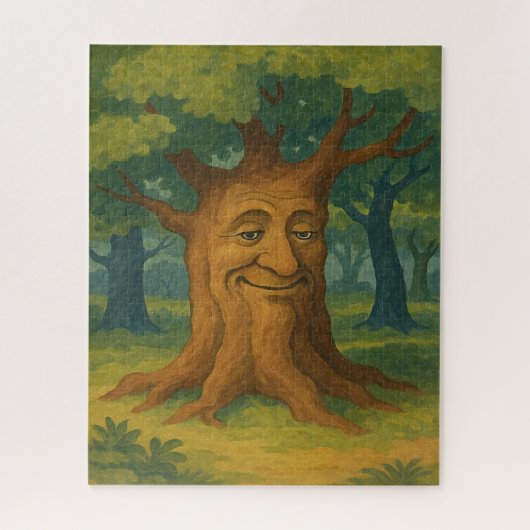 Weiser alter Baum Puzzle (Vertikal)