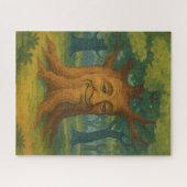 Weiser alter Baum Puzzle (Horizontal)