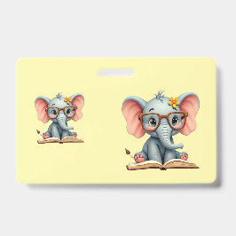 Weiser Baby-Elefant Ausweis