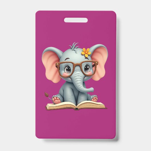 Weiser Baby-Elefant Ausweis (Vorderseite)