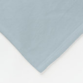 Weiser Baby-Elefant Fleecedecke (Ecke)