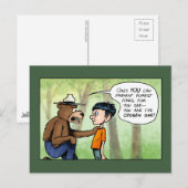 Weiser Bär wählte einen Postkarte (Vorne/Hinten)