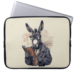 Weiser Esel — Laptop-Hülle Laptopschutzhülle