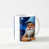 Weiser Gnom Nacht Kaffeetasse (VorderseiteRechts)