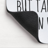Weiser Rat mit rotem Doodle-Herz Mousepad (Ecke)