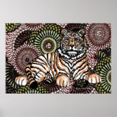 Weiser Tiger Poster (Vorne)