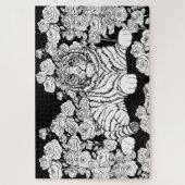 Weiser Tiger Puzzle (Vertikal)