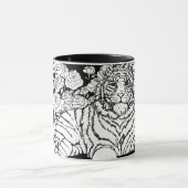 Weiser Tiger Tasse (Zentrum)