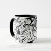 Weiser Tiger Tasse (Vorderseite Links)