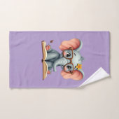 Weises Baby-Elefant Handtuch (Handtuch)