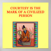 weises chinesisches Sprichwort Poster (Vorne)