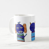 Weises Eismann Kaffeetasse (Vorderseite Links)