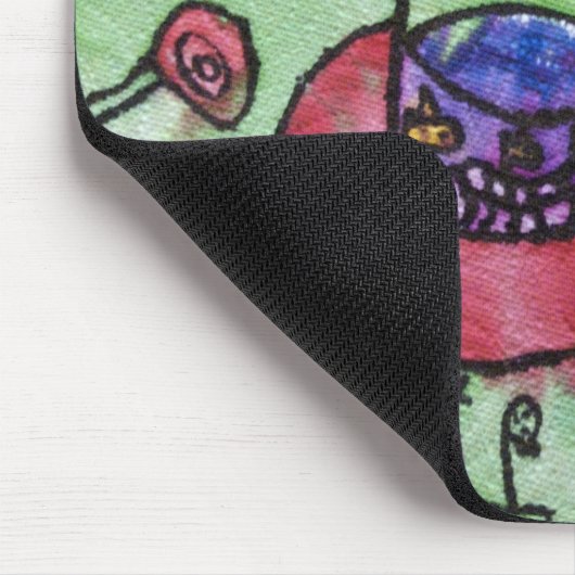 Weises Eismann Mousepad (Ecke)