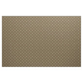 Weises Grün-Kreise auf schokoladenbraunem Stoff (Fat Quarter (45,7 x 55,9 cm))