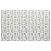 Weises Grün und silberner geometrischer Zickzack Stoff (Yard (91,4 cm))