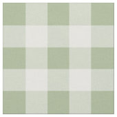 Weises Grün-und Weiß-Gingham-Muster-Gewebe Stoff (Nahaufnahme)