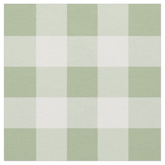 Weises Grün-und Weiß-Gingham-Muster-Gewebe Stoff (Nahaufnahme)