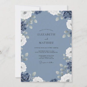 Weises Hochzeit Einladung