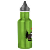 Weises Waldhuhn-Liebe Trinkflasche (Links)