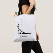 Weisheit ح ك ة Minimalistische arabische Kunst م Tasche (Von Nahem)