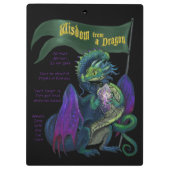 Weisheit aus Drachen Klemmbrett (Rückseite)