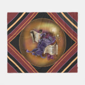 Weisheit aus einem Einhorn Fleecedecke (Vorderseite (Horizontal))