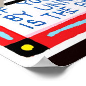 Weisheit aus einem Zen-Meisterposter Poster (Ecke)