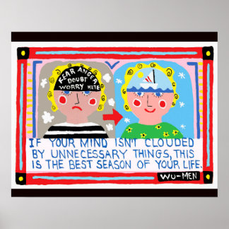 Weisheit aus einem Zen-Meisterposter Poster