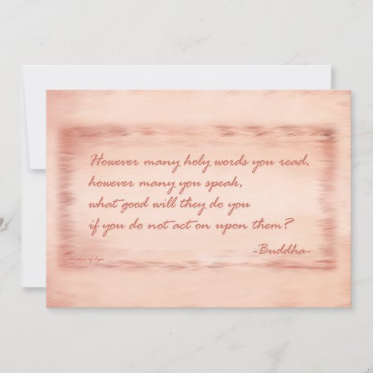 Weisheit Buddhas (Vorderseite)