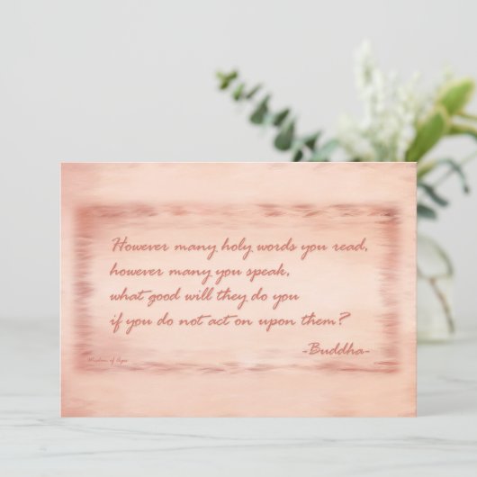 Weisheit Buddhas (Stehend Vorderseite)