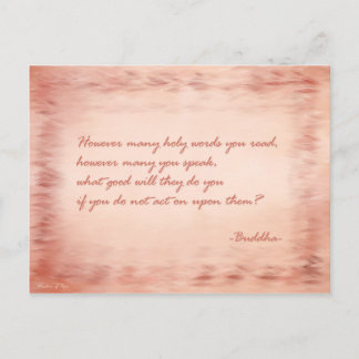 Weisheit Buddhas Postkarte
