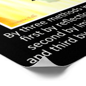 Weisheit - Chinesisches Symbol Poster (Ecke)