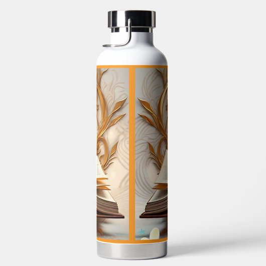 "Weisheit des Buches" Trinkflasche (Rechts)