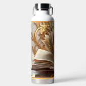 "Weisheit des Buches" Trinkflasche (Vorderseite)