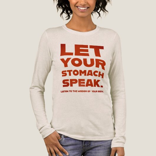 Weisheit des Körpers Tri-Blend Shirt (Vorderseite)